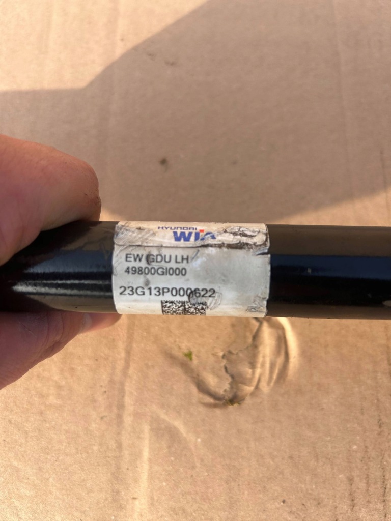 фото №4, Kia ev6 hyundai ioniq 5 приводной вал 49800g1000