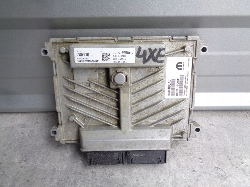 фото №1, Jeep wrangler jl 4xe бортовой компьютер двигателя блок управления