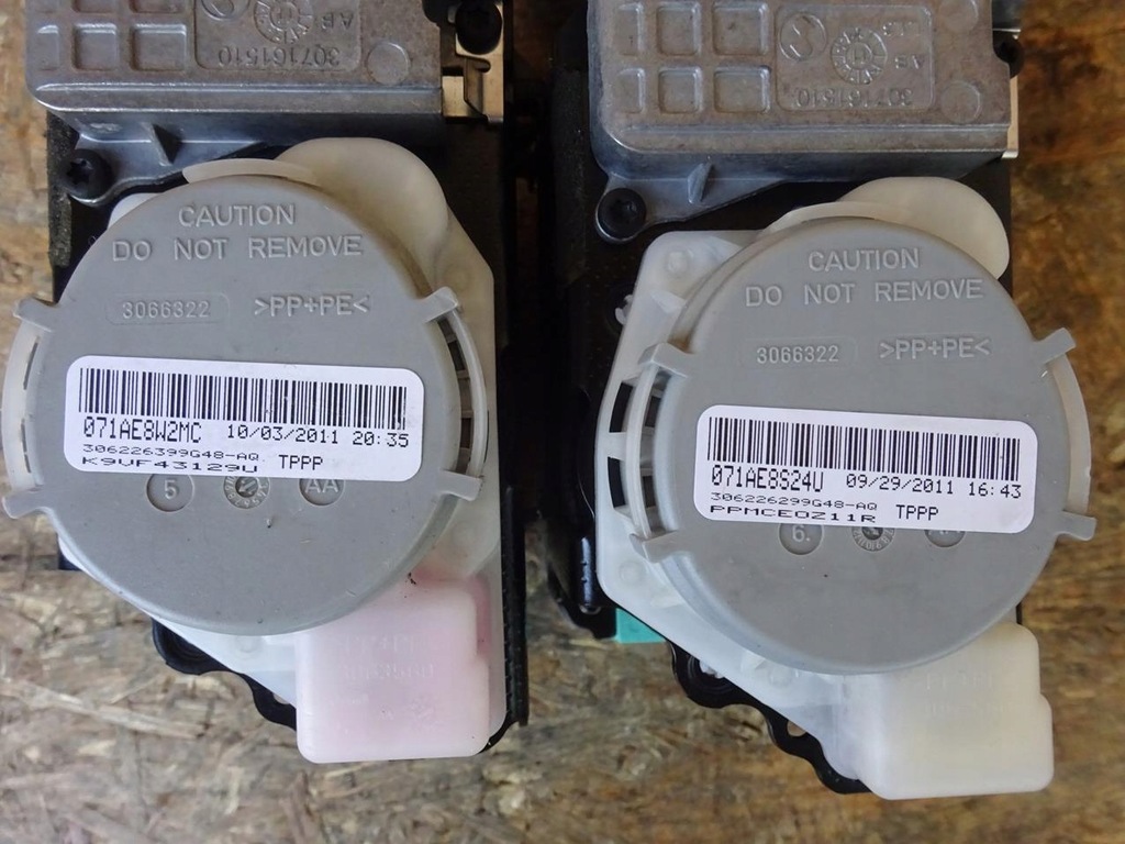 фото №9, Audi a4 b8 ремені натягувачі перед передні правий лівий 8k1857705j 8k1857706k