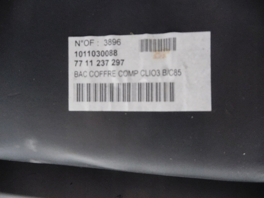 фото №13, Лоток багажника renault clio iii 7711237297