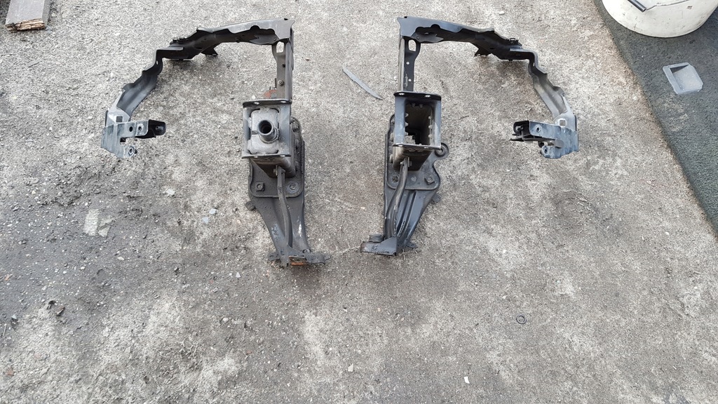 фото №10, Mercedes w211 панель фары лампы левый правый кронштейн кронштейн