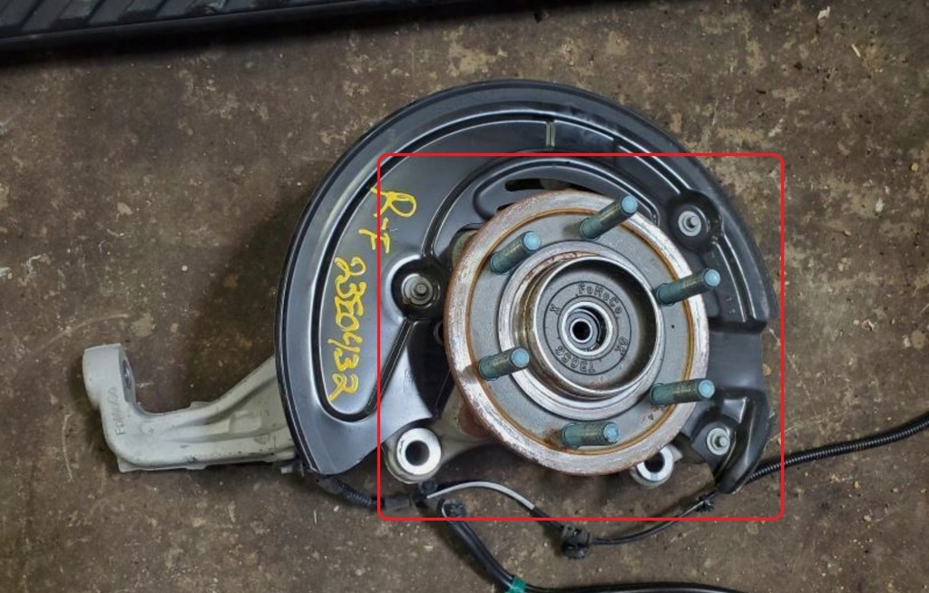 фото №1, 2017 ford f150 raptor 4x4 ступица передняя подшипник колеса перед поворотный кулак