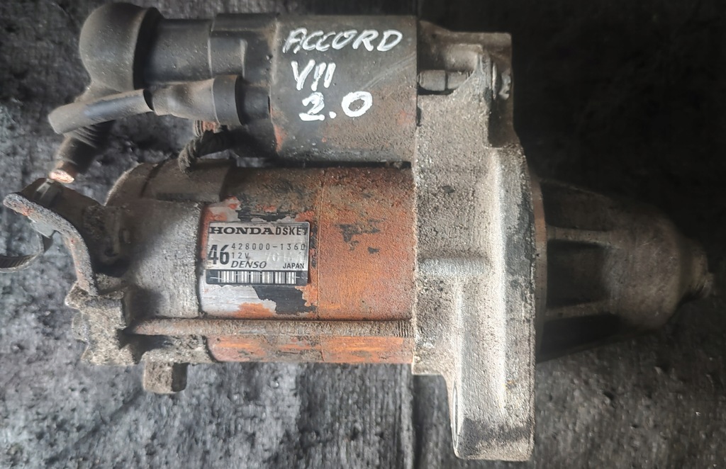 фото №1, Honda accord vii 2.0 i-vtec стартер