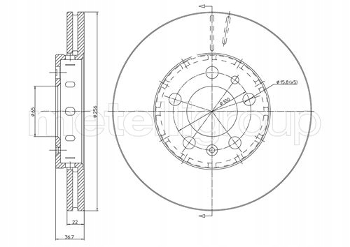 Купить Metelli 23-0390c диск тормозная