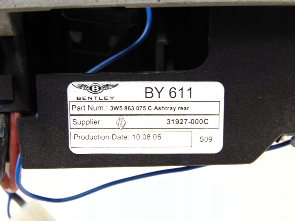 фото №7, Dekor решётки бардачок пепельница задняя bentley flying spur