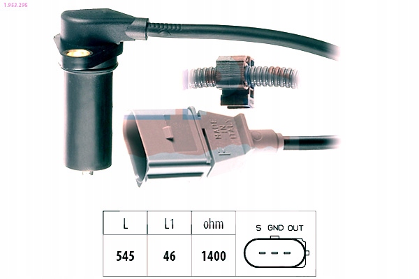 фото №1, Eps датчик обертів вала колінчастого skoda