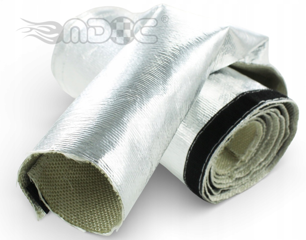 фото №3, Mdc защита тепловая шланг термоизоляция rękaw na шланг липучка 22,5cm 1mb