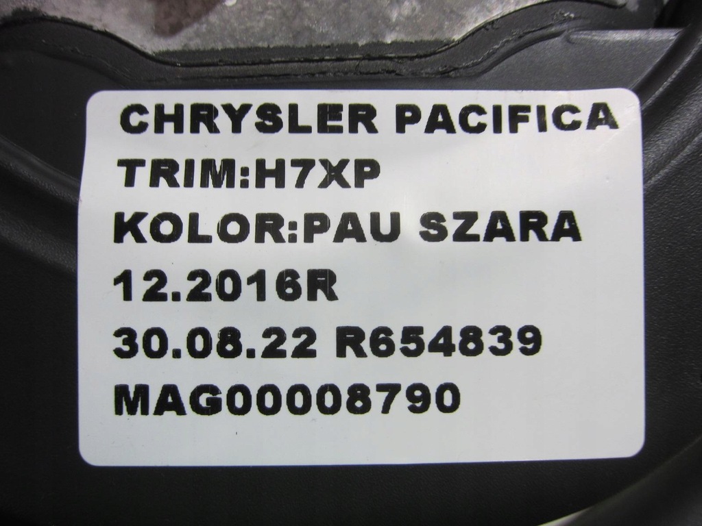 фото №15, Chrysler pacifica 2017 воздуховод кожаный