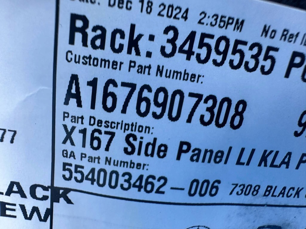 Mercedes gls 167 обивка багажника левая 1676907308 обшивка Недорого