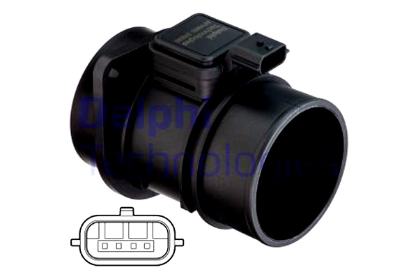 фото №2, Delphi af10653-12b1 витратомір масовий повітря