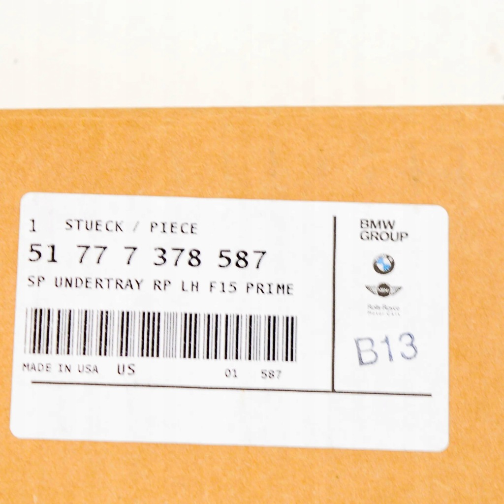 Bmw x5 f15 молдинг порог левая сторона gruntowana 51777378587оригинальная Недорого