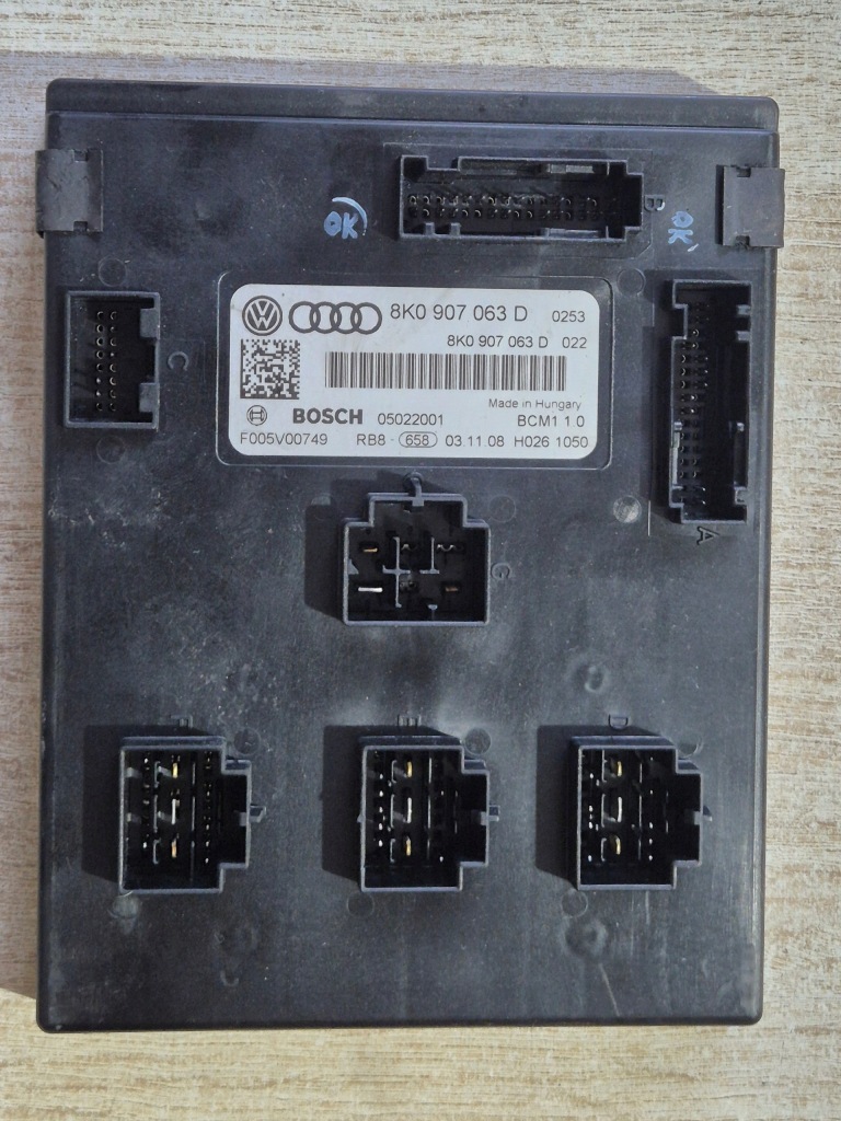 фото №1, Модуль блок керування комфорту audi a4 b8 8k0907063d