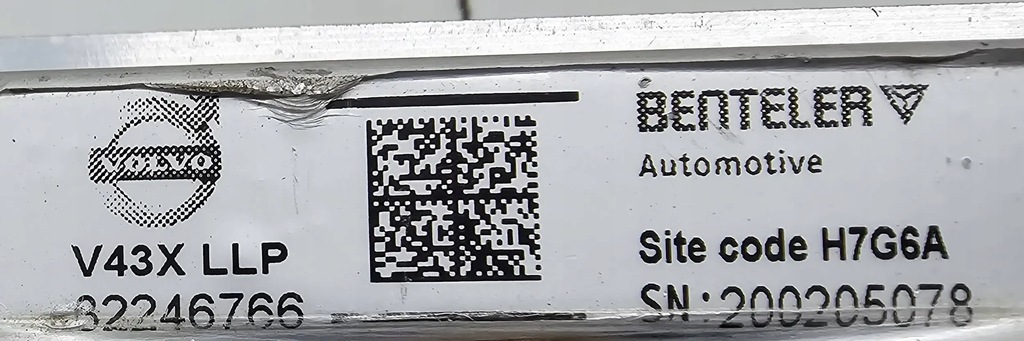 фото №11, Volv s60 iii 3 v60 ii 2 17+ балка бампера перед передний 32246766 fv