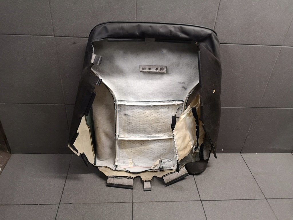 фото №10, Кожа спинка сиденье задняя правая czarna audi a8 d3