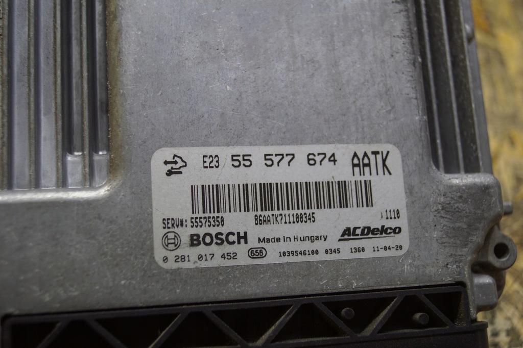 фото №6, Блок управления двигателя opel astra j 2.0 cdti 55577674