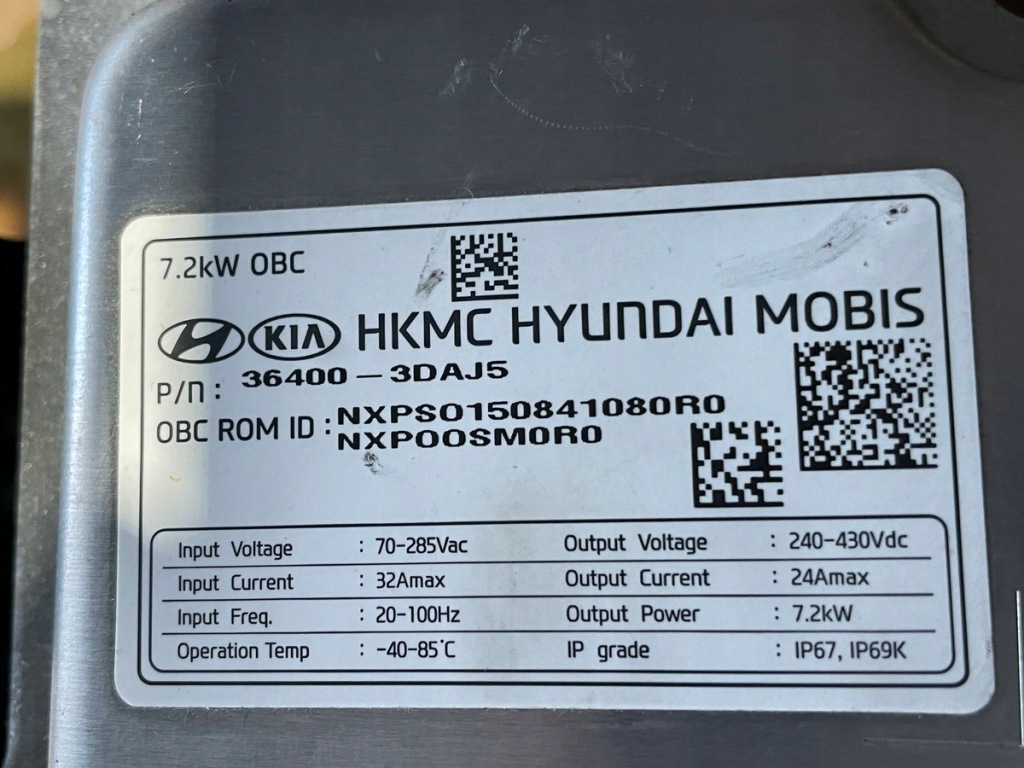 Hyundai kia 1.6 gdi plug-in інвертор інвертор 36400-3daj5 Зі Шроту