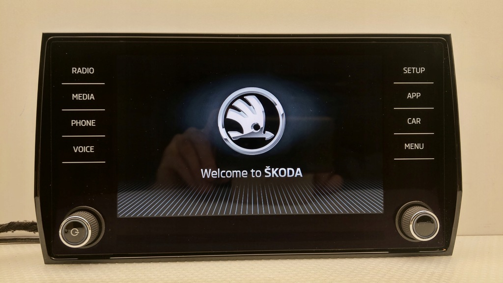 фото №1, Екран дисплей радіо 565919605c skoda kodiaq