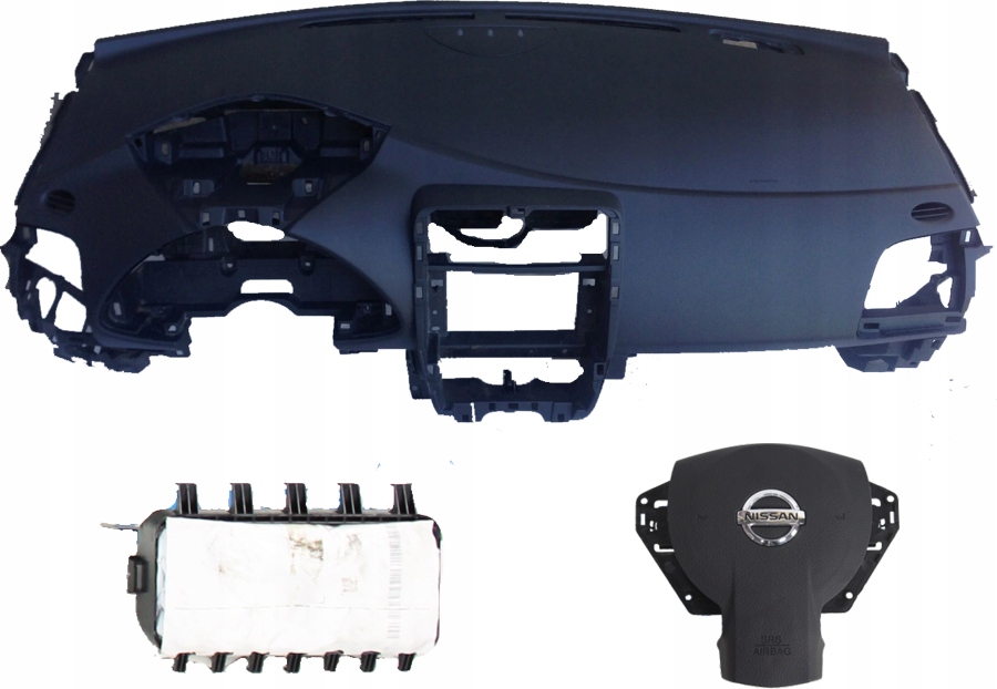 фото №1, Приборная панель консоль подушка безопасности ремни nissan leaf