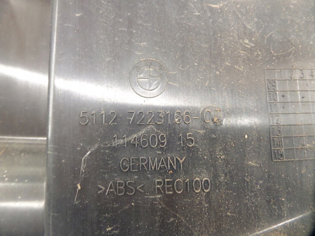 фото №8, Bmw 6 f12 f13 напрямна бампера задня правий оригінальний номер 51127223166