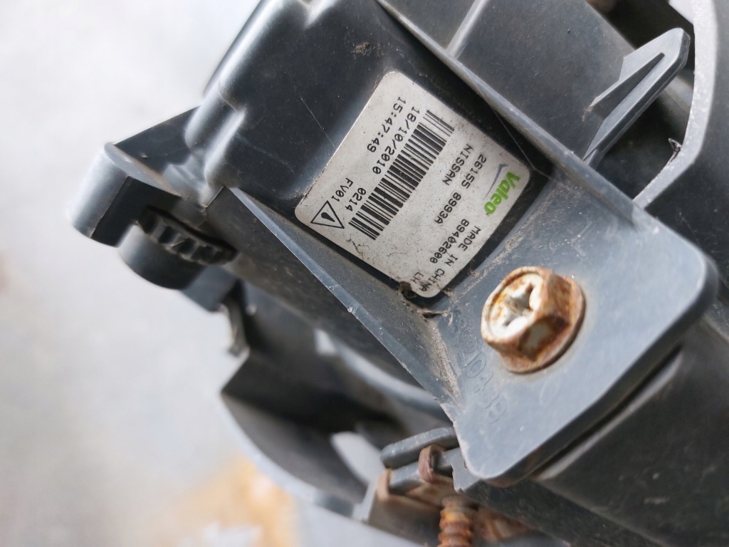 фото №14, Оригінальний nissan micra k13 2010-2013 бампер передній перед чорний