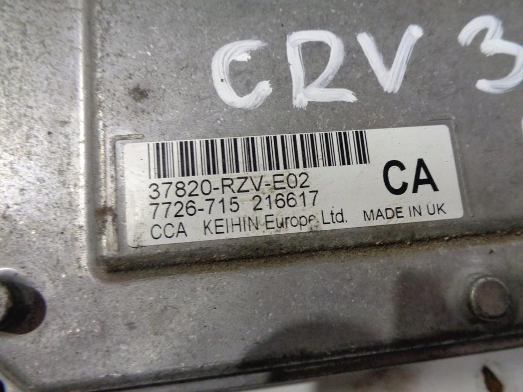 фото №2, Бортовий комп'ютер 37820-rzv-e02 honda crv iii 3 2.0 i-vtec