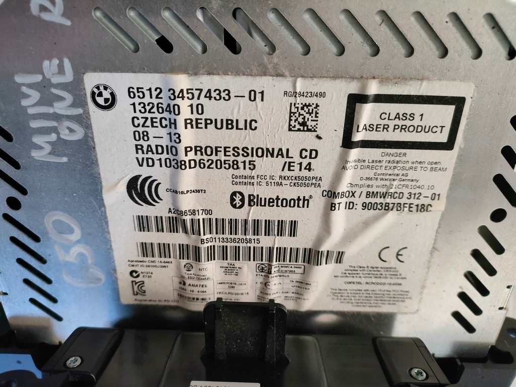 фото №6, Mini one r56 радіо зчитувач навігація 3457433