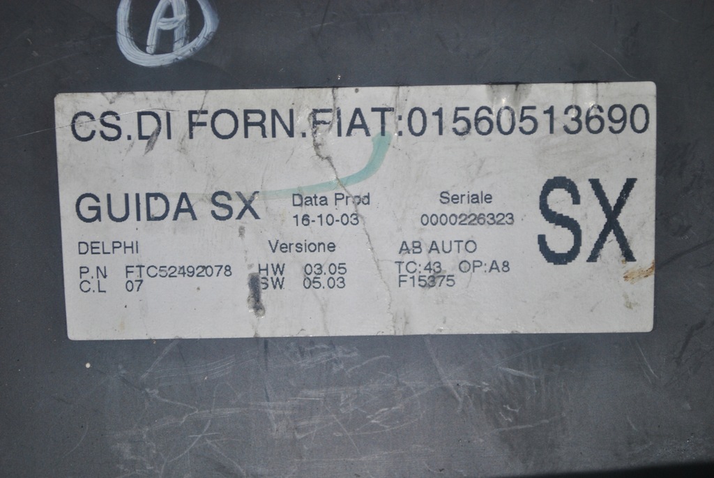 фото №7, Панель управление обдув alfa romeo 147 01560513690