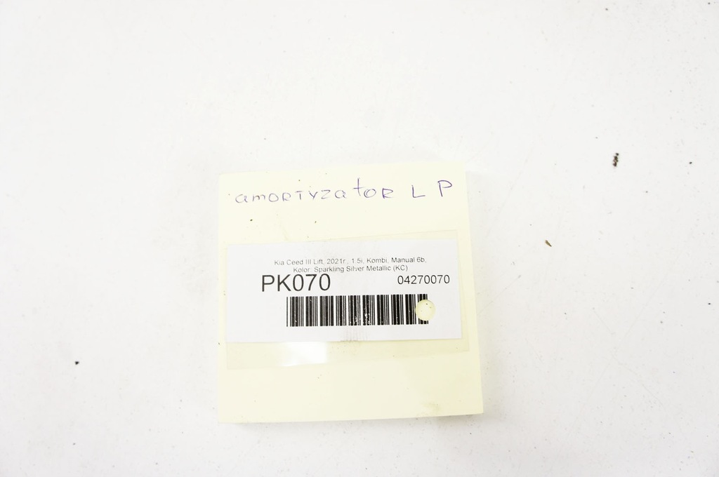 фото №6, Pk070 kia ceed iii 1.5i амортизатор лівий перед 54630-g4ge0