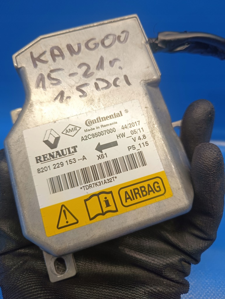 фото №3, Датчик модуль подушка безпеки подушок renault kangoo ii lift iii 15-21r.