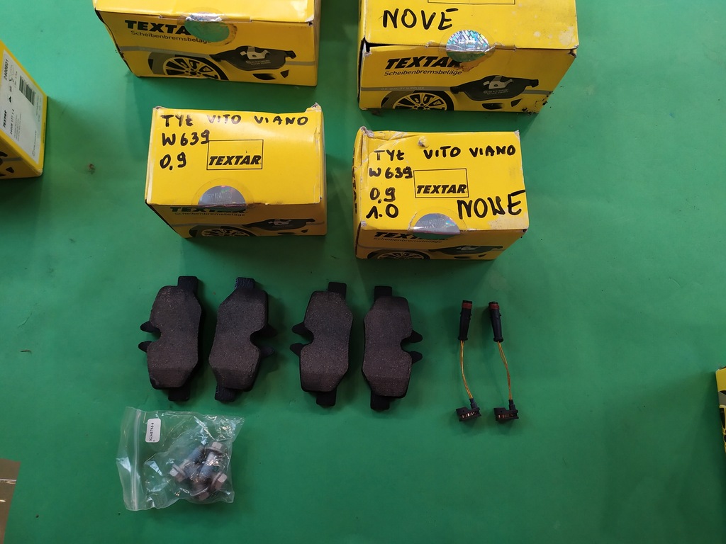 фото №14, Тормозные колодки тормозные задняя mercedes vito viano w639