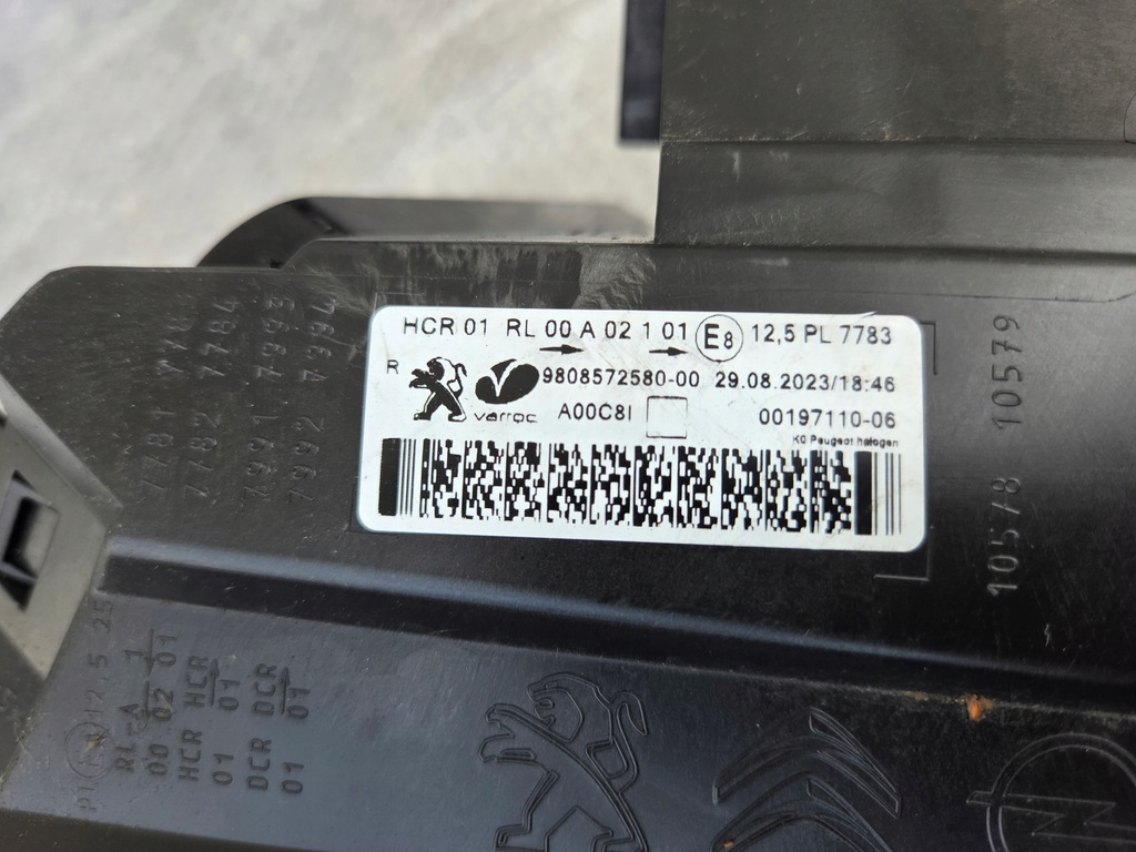 фото №12, Peugeot expert 17- лампа перед права lub ліва