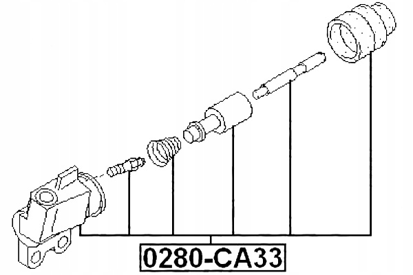 фото №2, Febest циліндр зчеплення робочий nissan maxima ca33 2000.01-2006.01