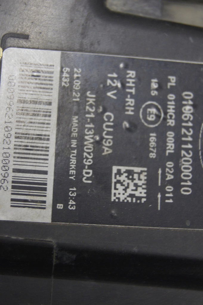 фото №11, Фара правый transit custom i lift лампа правая передняя