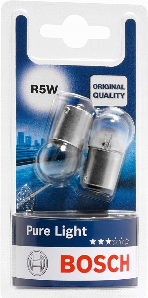 Купить 2x лампочка автомобильная bosch лампочка r5w pure ходовие огни  12v 5w