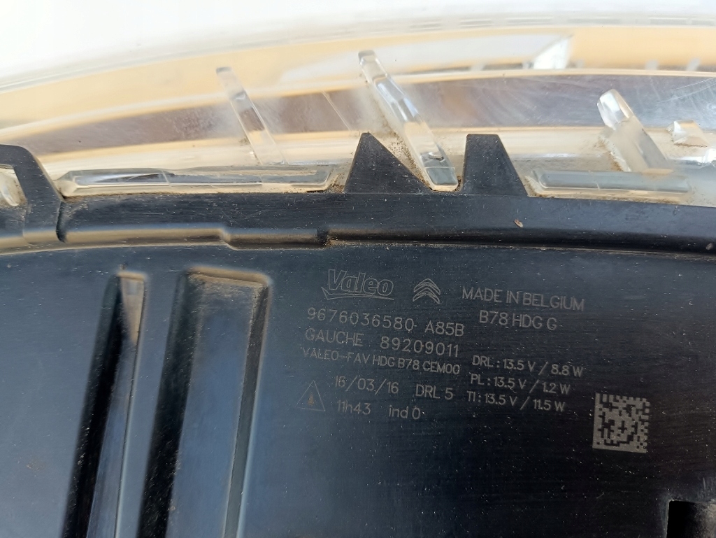 C4 grand picasso левая фара передняя led drl к движение dziennej 9676036580 Недорого