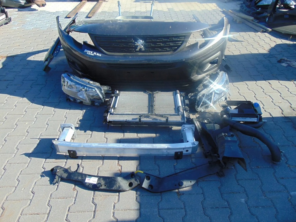 фото №2, Kompletny перед капот бампер rifter 1.5hdi 2024r 9816826880