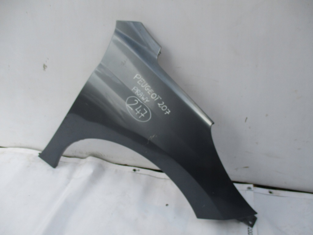 фото №12, Крыло правый перед передний peugeot 207