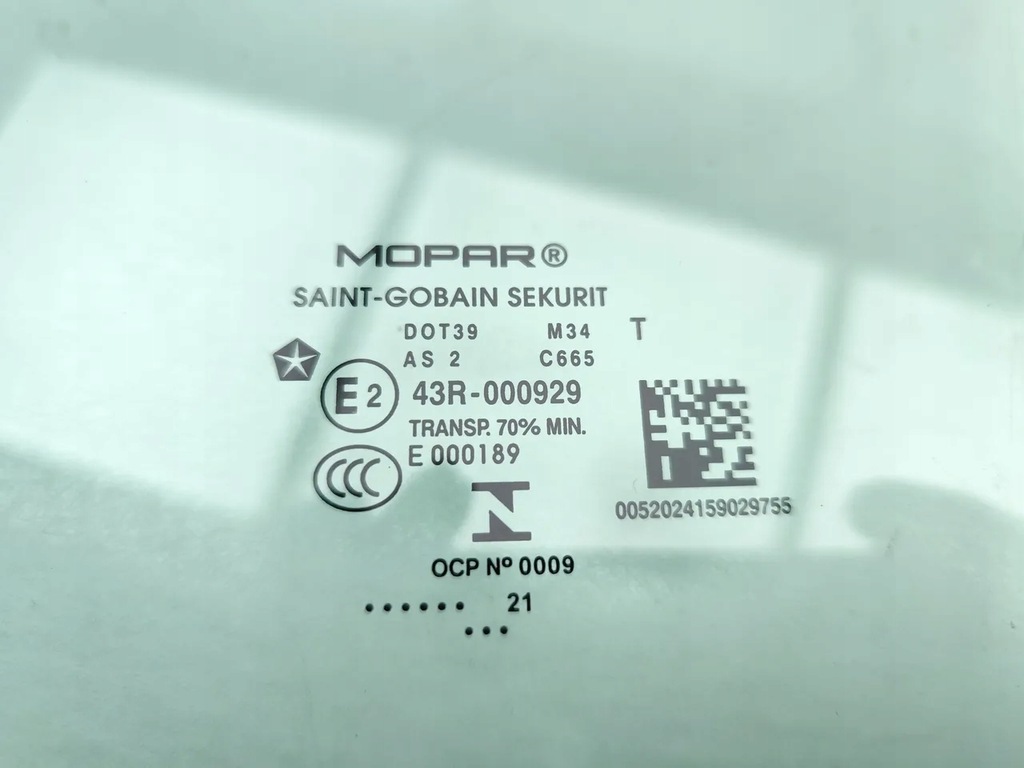 фото №11, Jeep renegade скло двері передніх перед лівий 2021 suv 4/5dr e243r-000929