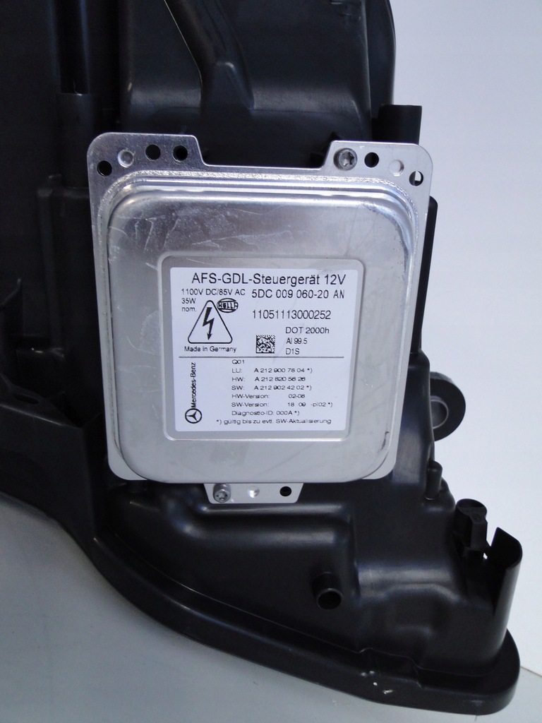 фото №13, Mercedes e 212 w212 лампа левая ночь bi-xenon