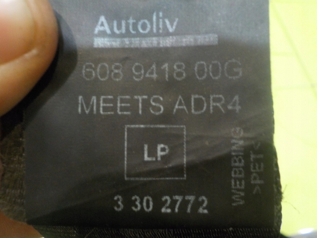 фото №5, Nissan qashqai j10 +2 lift i 13r pas безопасности левый перед 86885br00b