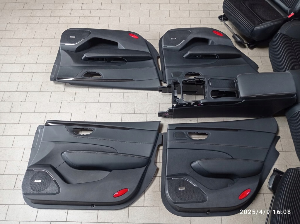 фото №10, Сидіння заднє сидіння обшивки комплект renault talisman напівшкіра