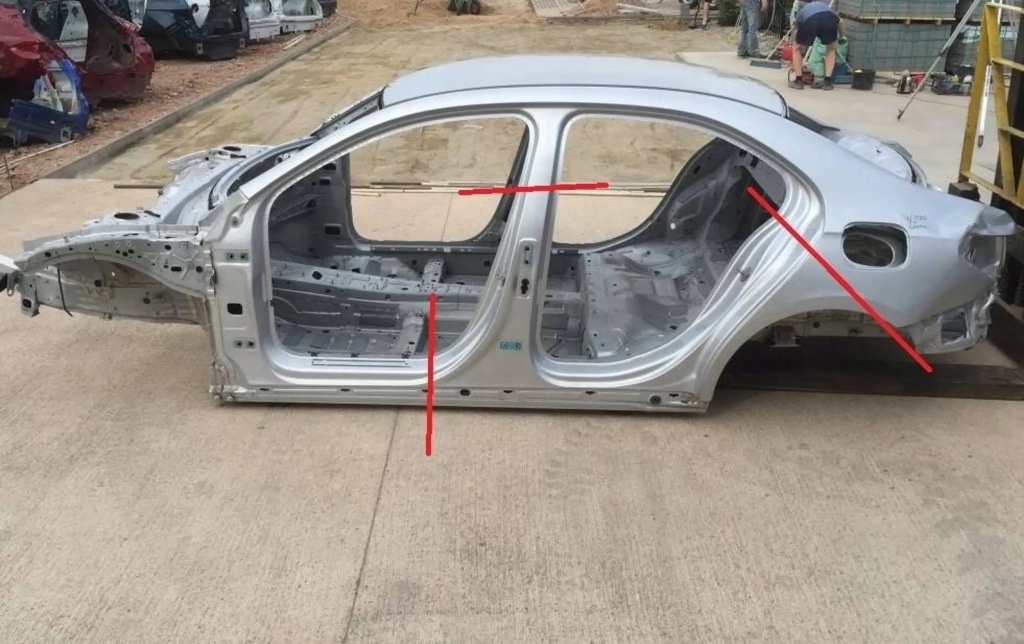 фото №1, Mercedes a w177 2021 поріг підкрилок блок двигуна середній лівий