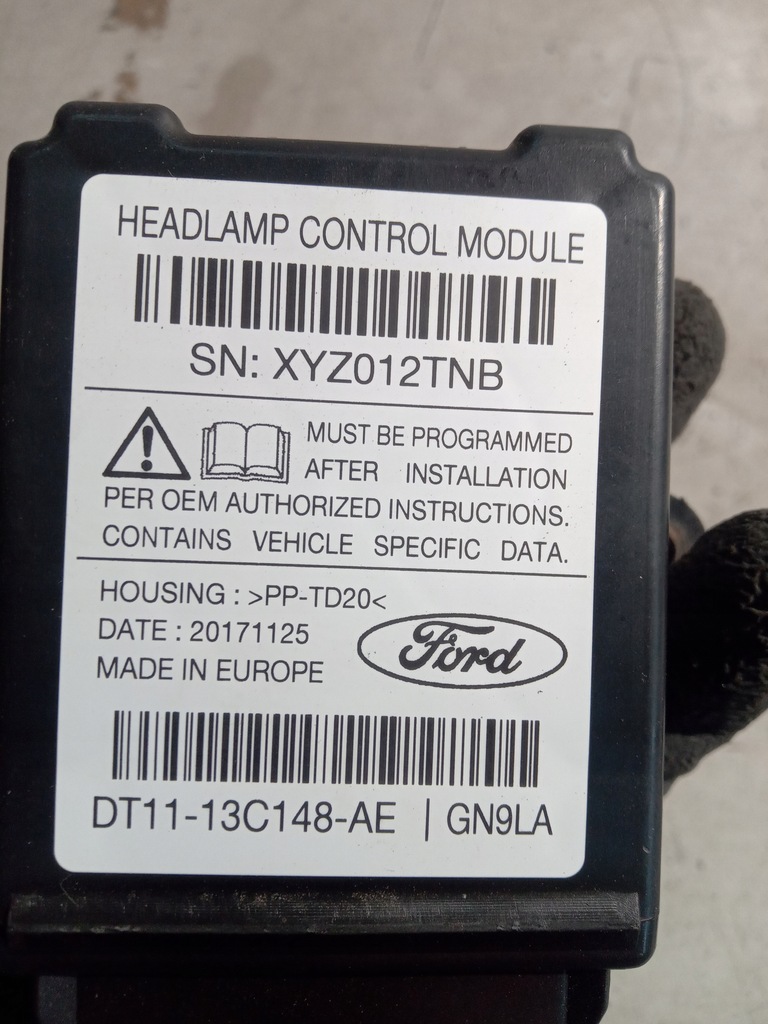 фото №3, Ford transit connect mk2 модуль світла