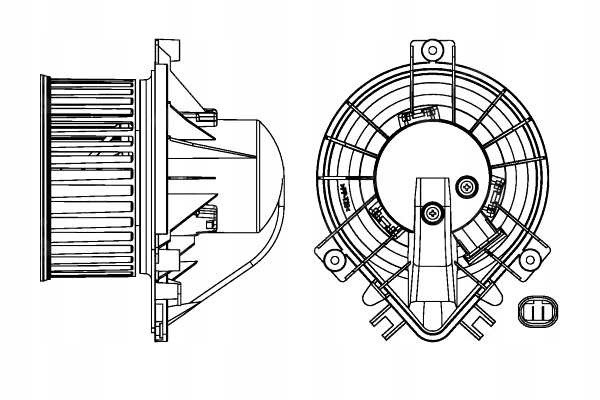 фото №6, Вентилятор вентилятор mini r50 r53 r52 1.4d 1.6 06.01-07.08 nrf