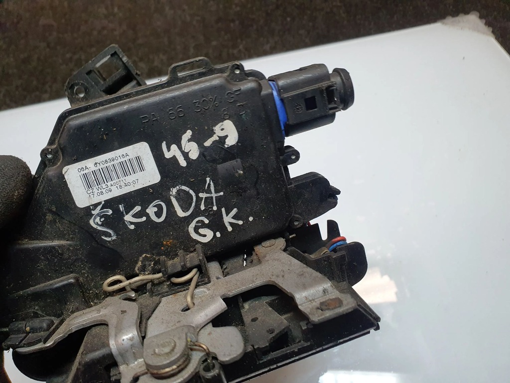 фото №9, Skoda fabia mk2 5j 2009 замок дверь задних