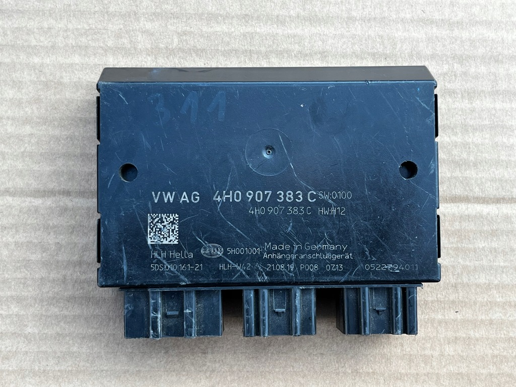 фото №1, Модуль, блок управления фаркоп audi a8 d4 4h0907383c