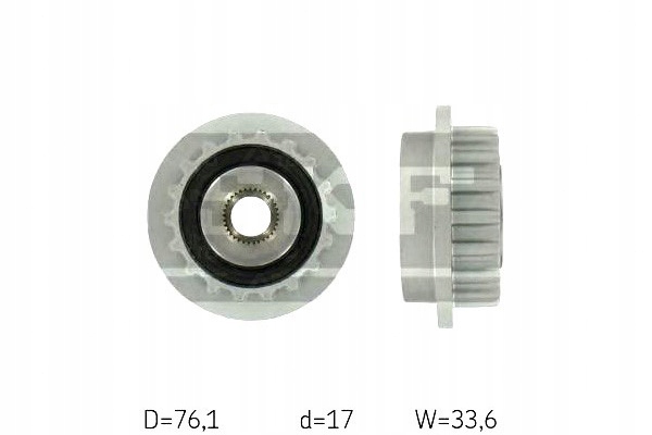 Skf шкив генератора vw t5 2.5tdi/5.0tdi 02 Цена