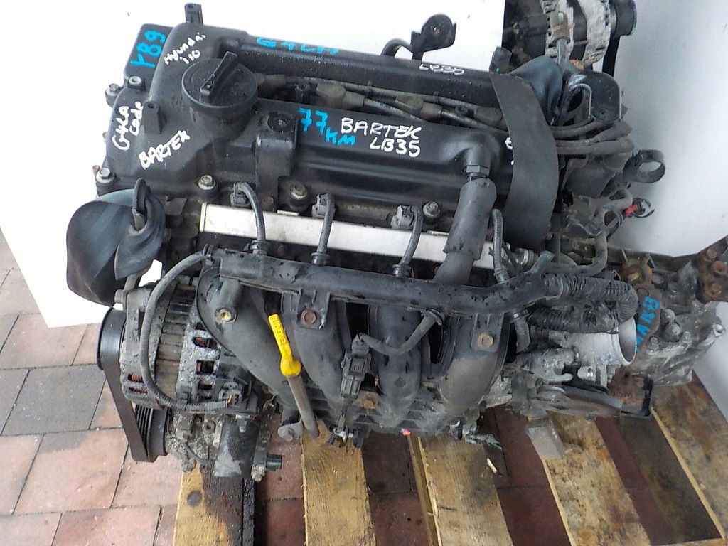 фото №14, Hyundai i10 i20 09r 1.2 16v 77km двигун g4la kompletny film