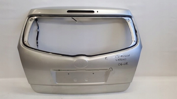 фото №1, Toyota corolla 2004 verso крышка багажника задняя