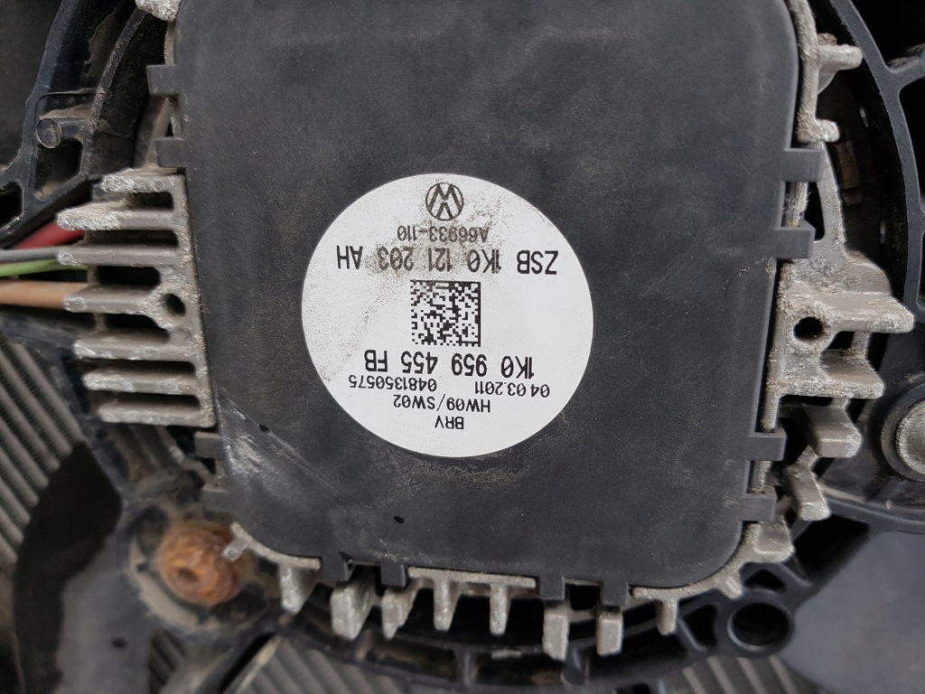 Купить Skoda octavia 2 2 рестайлинг  1.6 tdi ремень передний радиатор вентилятор